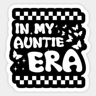 In My Auntie Era Cute Groovy Sticker